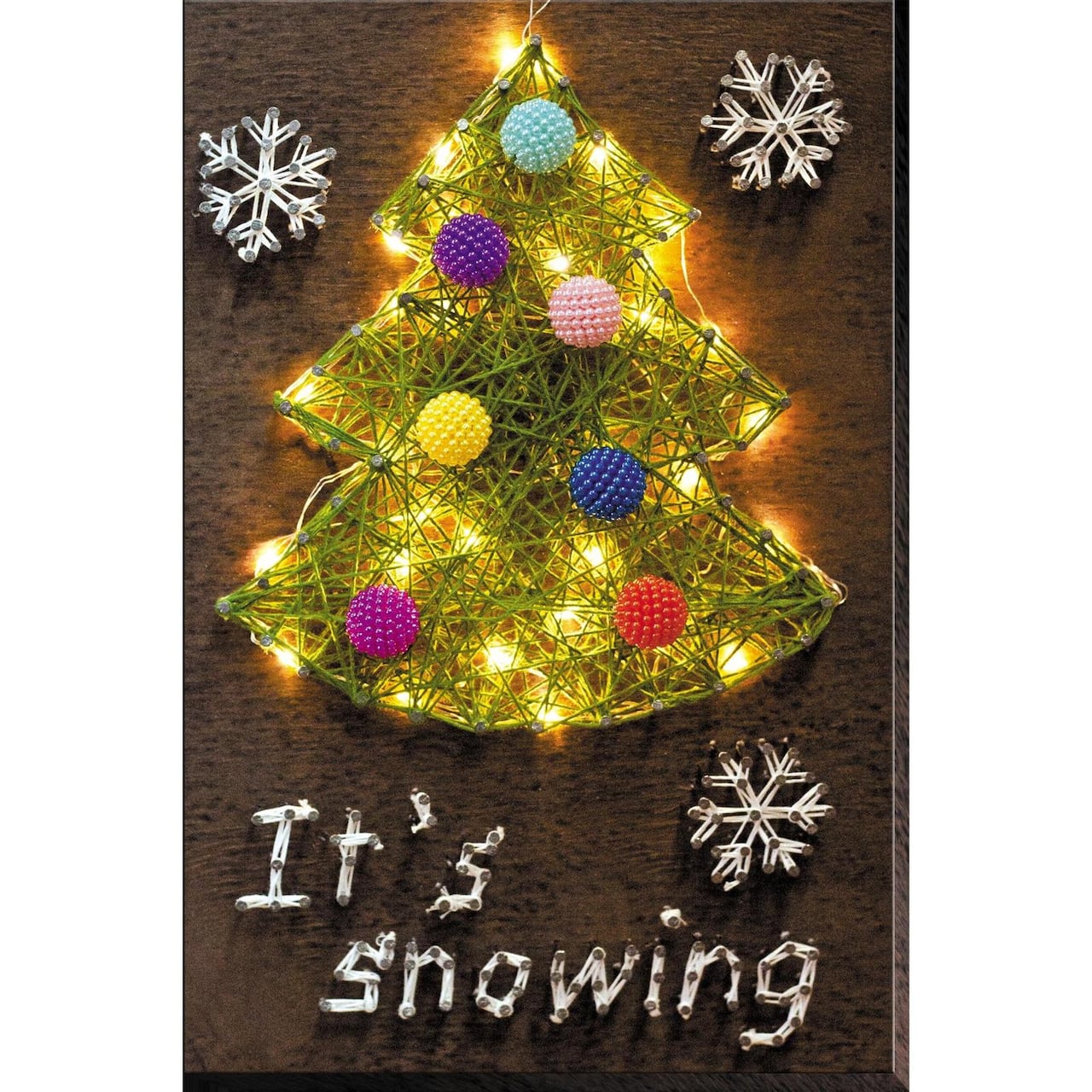 Abris Art Christmas Tree String Art Creative Kit